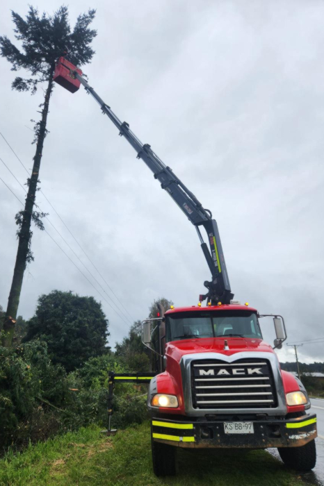 Arriendo de camión pluma en Osorno, Región de Los Lagos